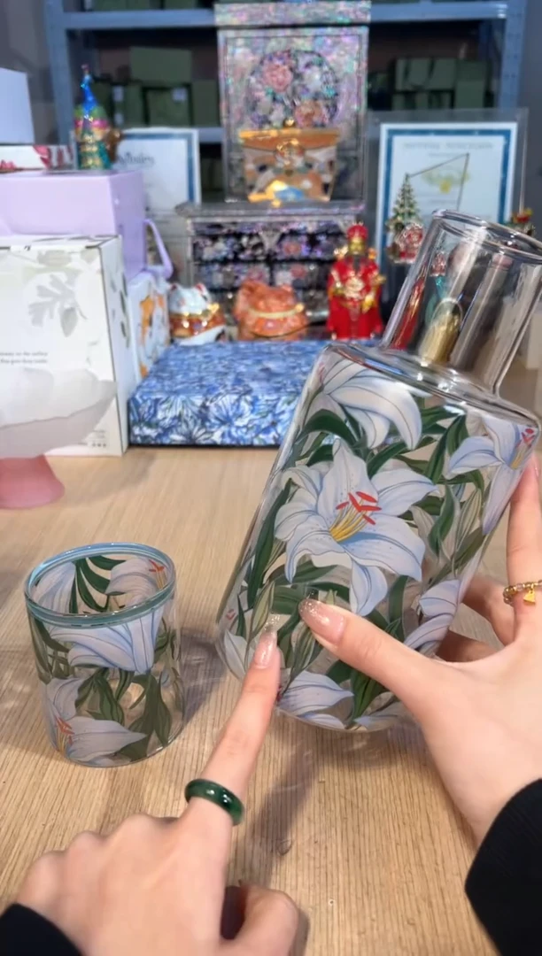 【闪购商品】杯17百合花一人杯壶