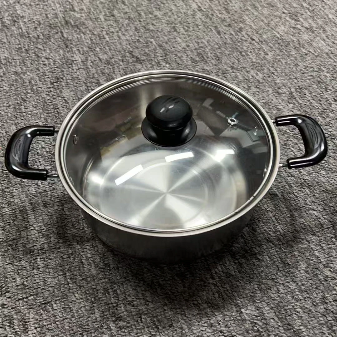 加厚不锈钢复底汤锅小煲