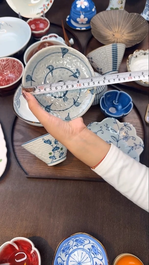 瓷钩藤平盘5寸孤品福利