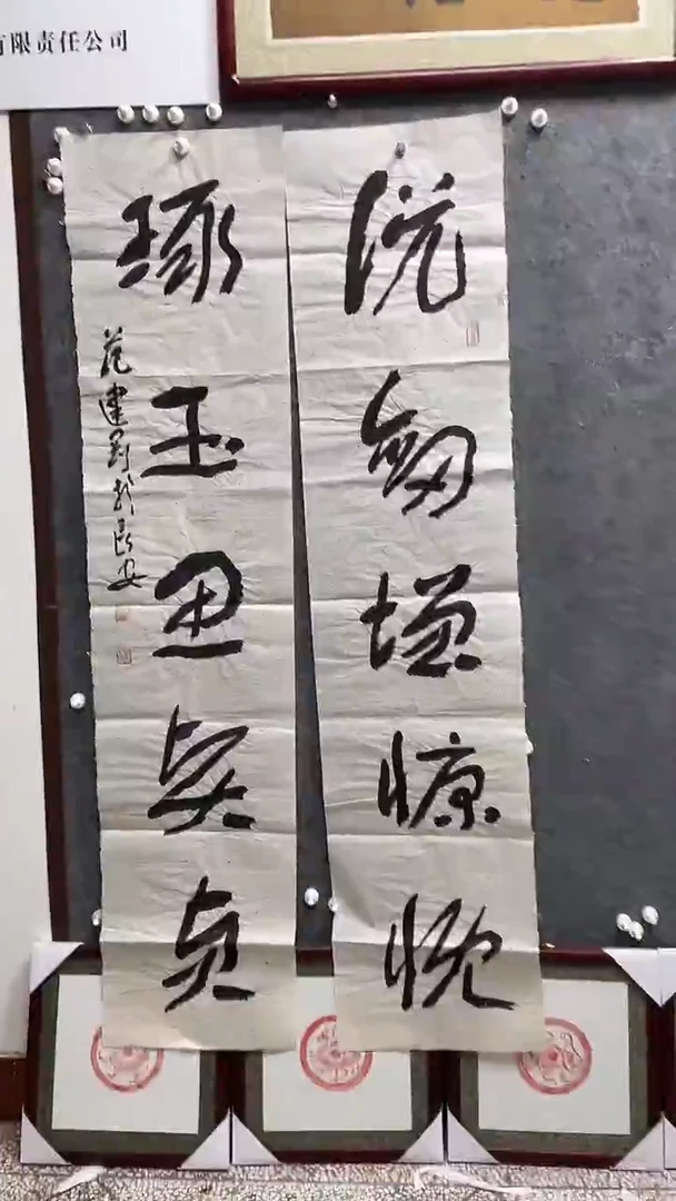 书法范建刚老师作品178*48*2