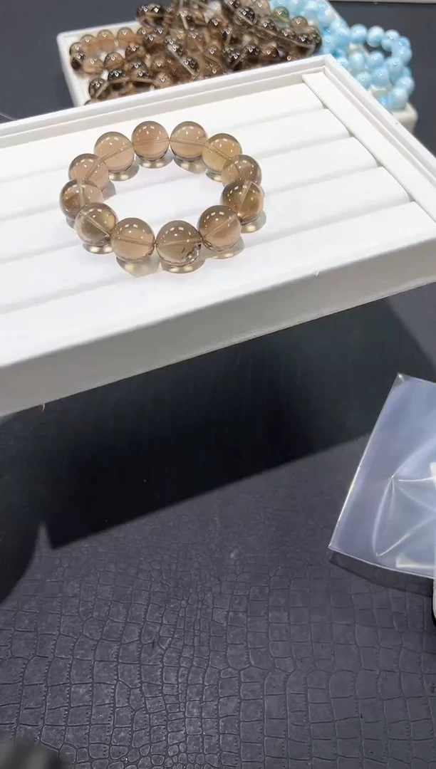 水晶手链未镶嵌4u多样性发其一【1条】默认微瑕17mm