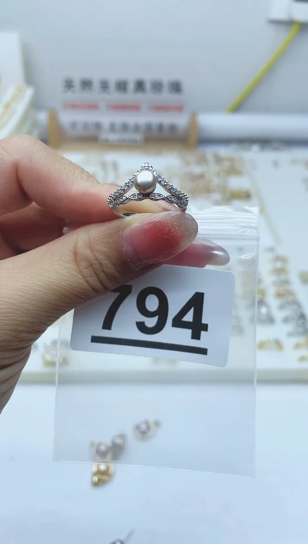 【闪购商品】淡水珍珠珠宝奇石合金794