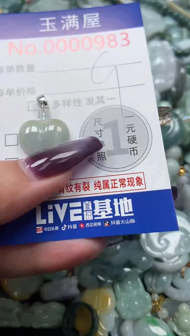 颈饰未镶嵌翡翠983