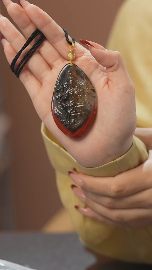 吊坠未镶嵌水晶极光吊坠度度