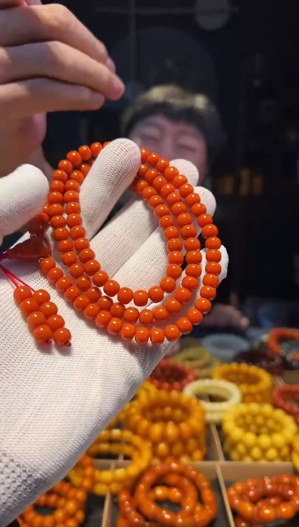 未镶嵌手串南红玛瑙7小+108多圈