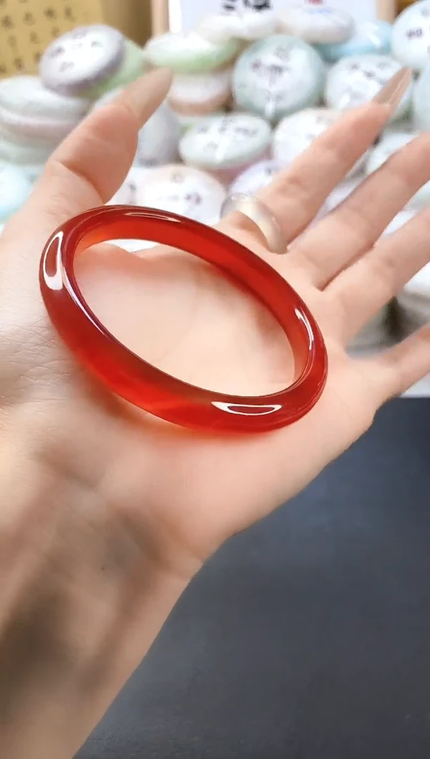 手镯玛瑙/玉髓未镶嵌圈口56