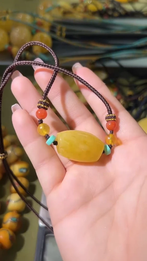 裸石琥珀未镶嵌天然琥珀蜜蜡吊坠