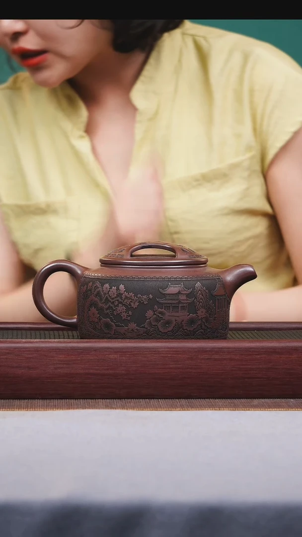 茶壶紫砂宜兴原矿紫砂作品