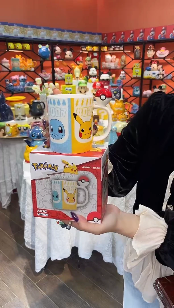 瓷片@@神奇宝贝第一世代陶瓷水杯（礼盒）