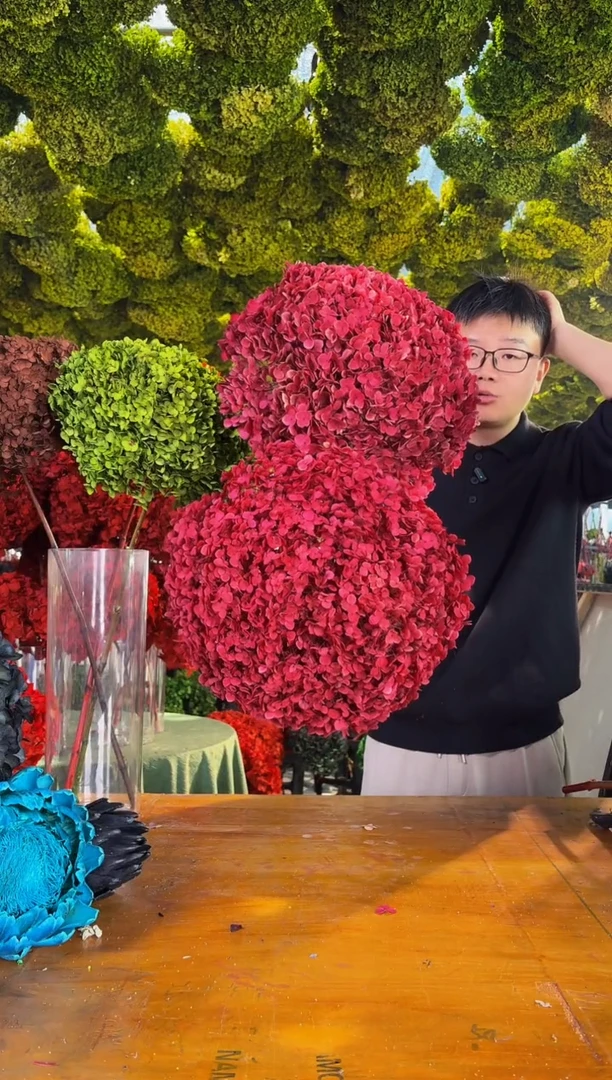 107 山前小麦 · 永生安娜绣球 2枝（紫）