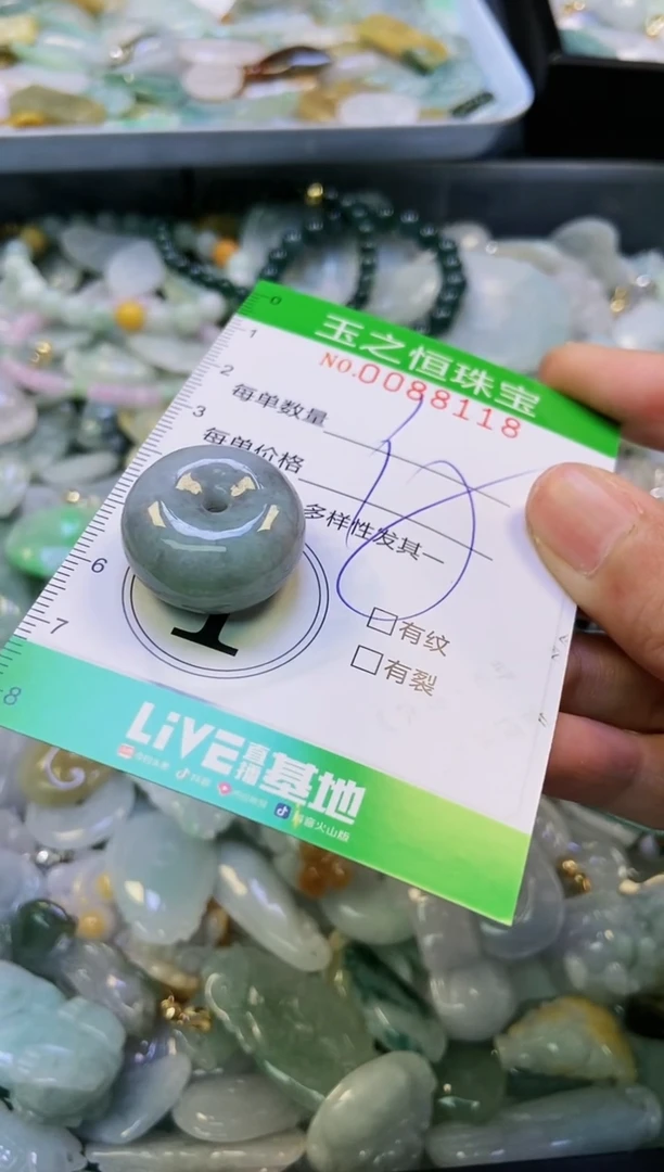 翡翠未镶嵌颈饰闪购0088118