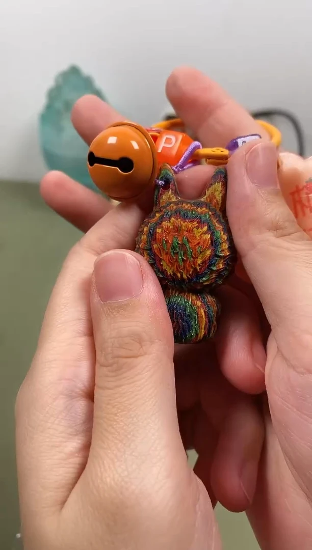 木彩虹木LAbubu好柿连连挂件挂饰