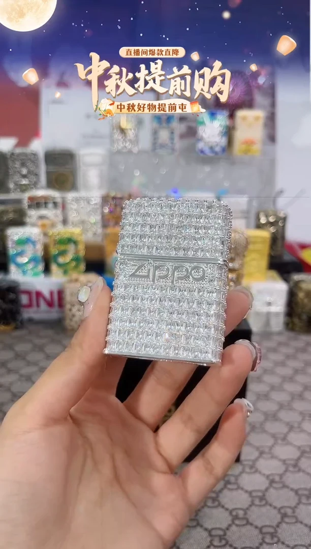 镜面满钻星辰zippo