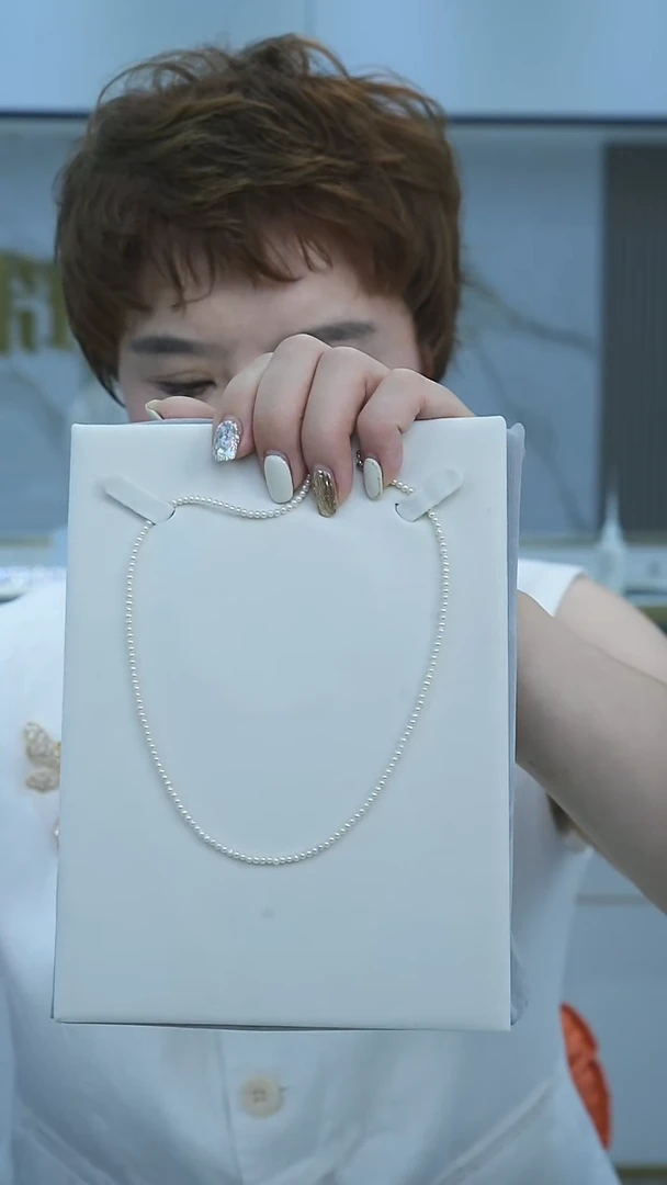 淡水珍珠银S925镶嵌颈饰2-3mm