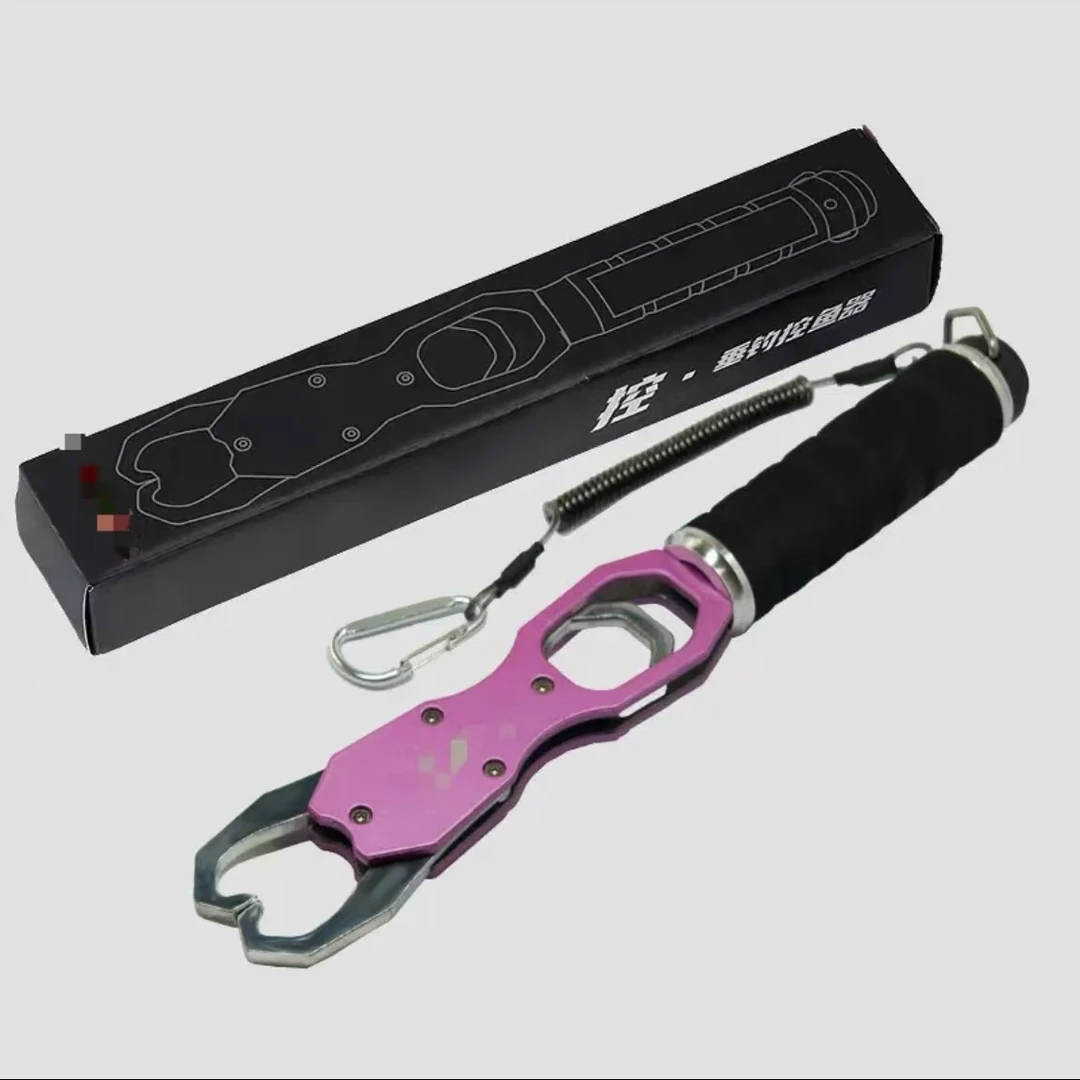 带称重控鱼器新款长款控鱼钳多功能路亚钳起鱼器控鱼钳控大物防脱