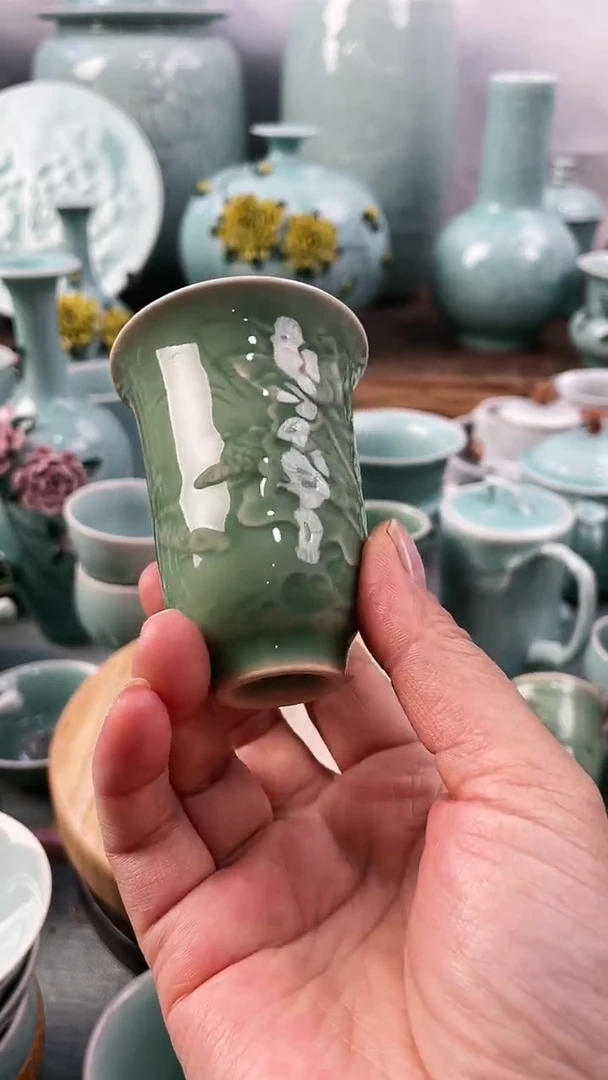 【闪购商品】特价 微瑕 慧仙青瓷