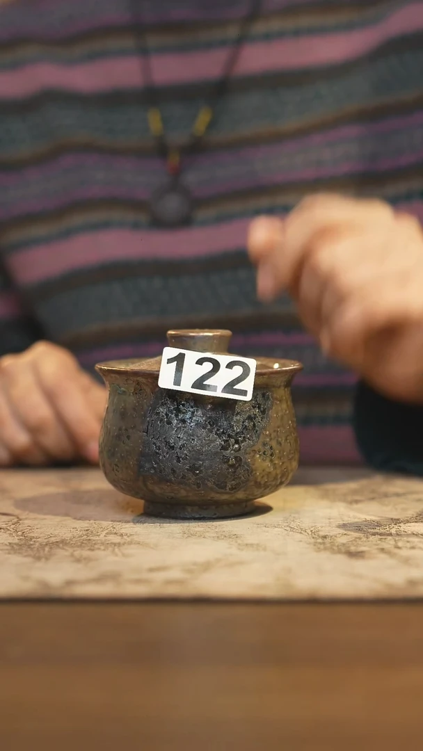 陶瓷茶器茶具盖碗122微瑕