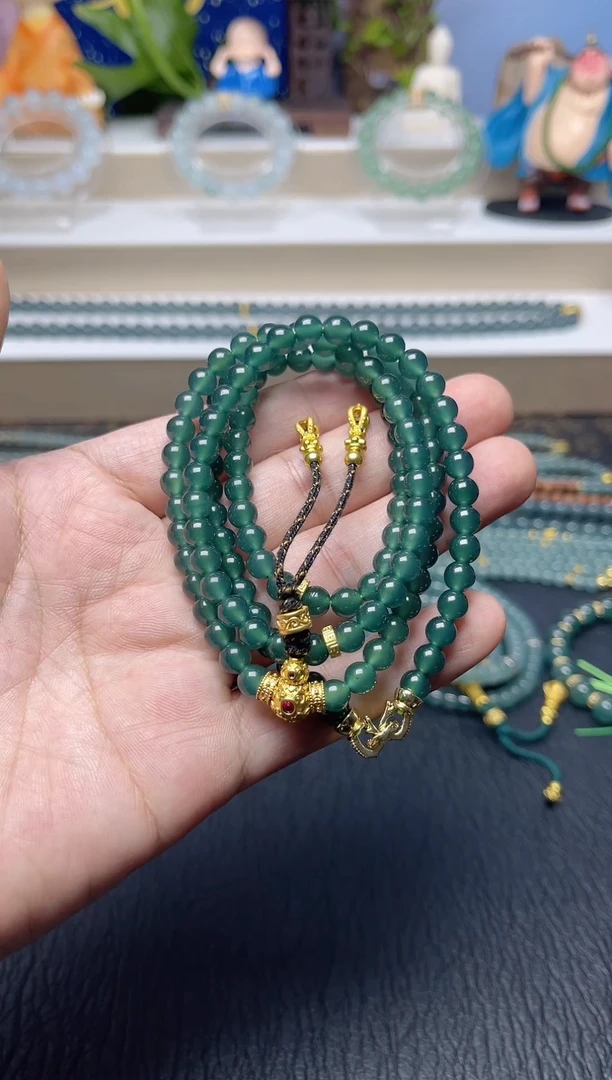 项链未镶嵌翡翠给****哦天然危地马拉翡翠长项链卡6左右