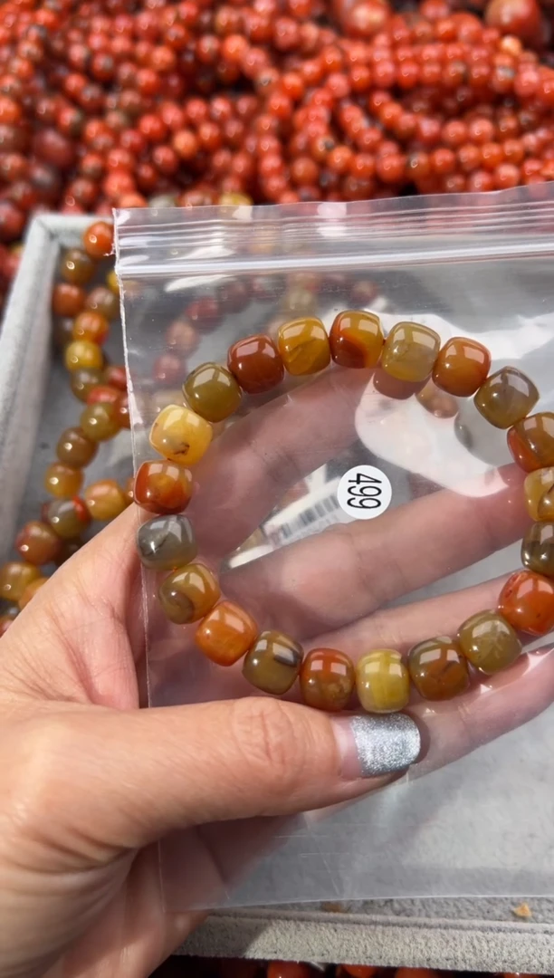 未镶嵌手串南红玛瑙10+