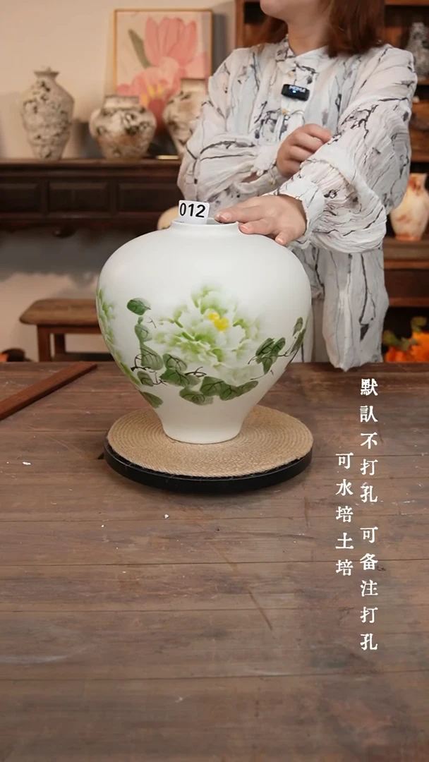 012景德镇手绘陶瓷花瓶