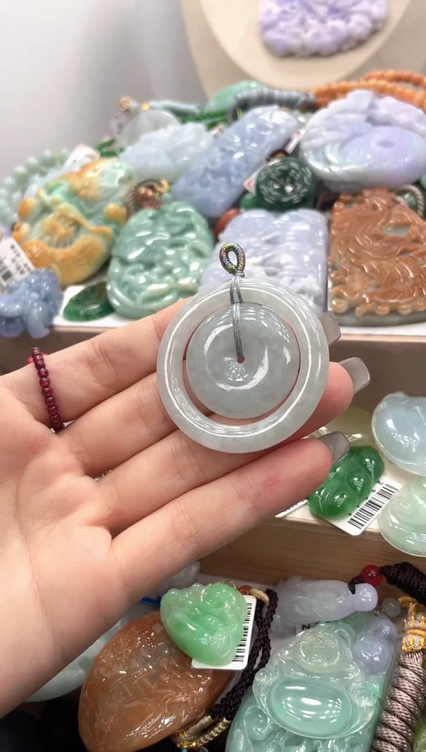 未镶嵌挂件翡翠028