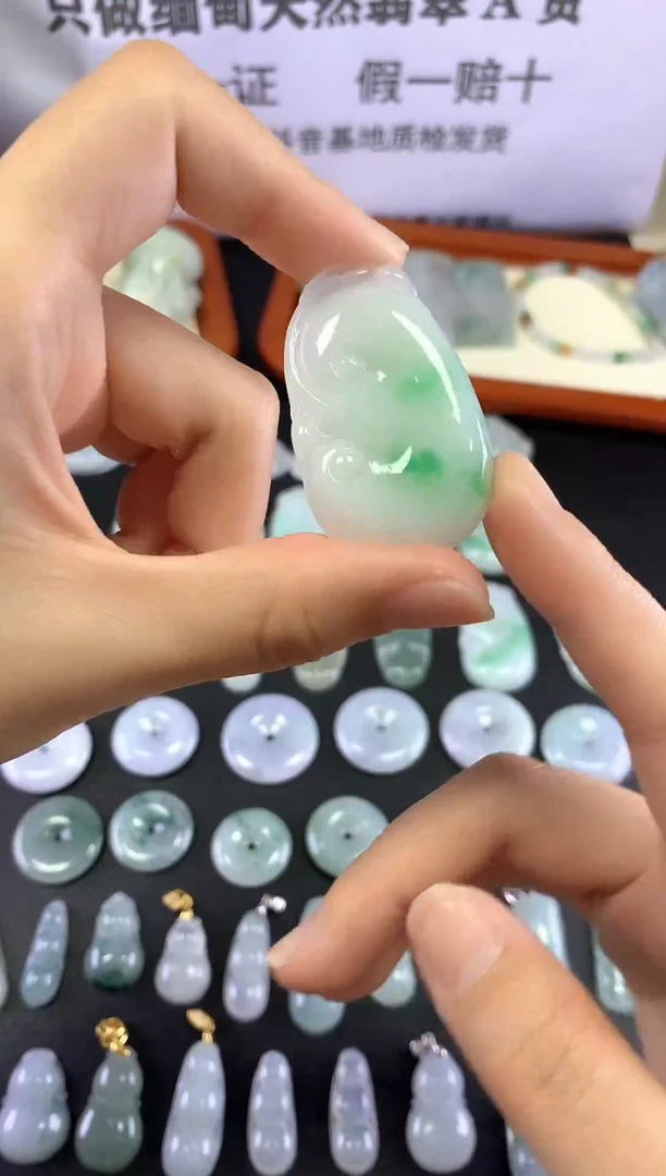 翡翠未镶嵌颈饰1