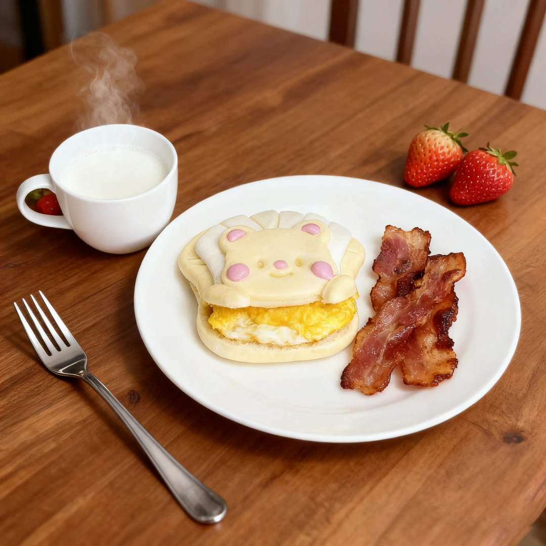 真空包装早餐卡通开袋速食即食馒头果蔬无添加速冻营养早餐食品