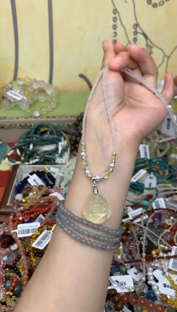 未镶嵌颈饰黄晶247