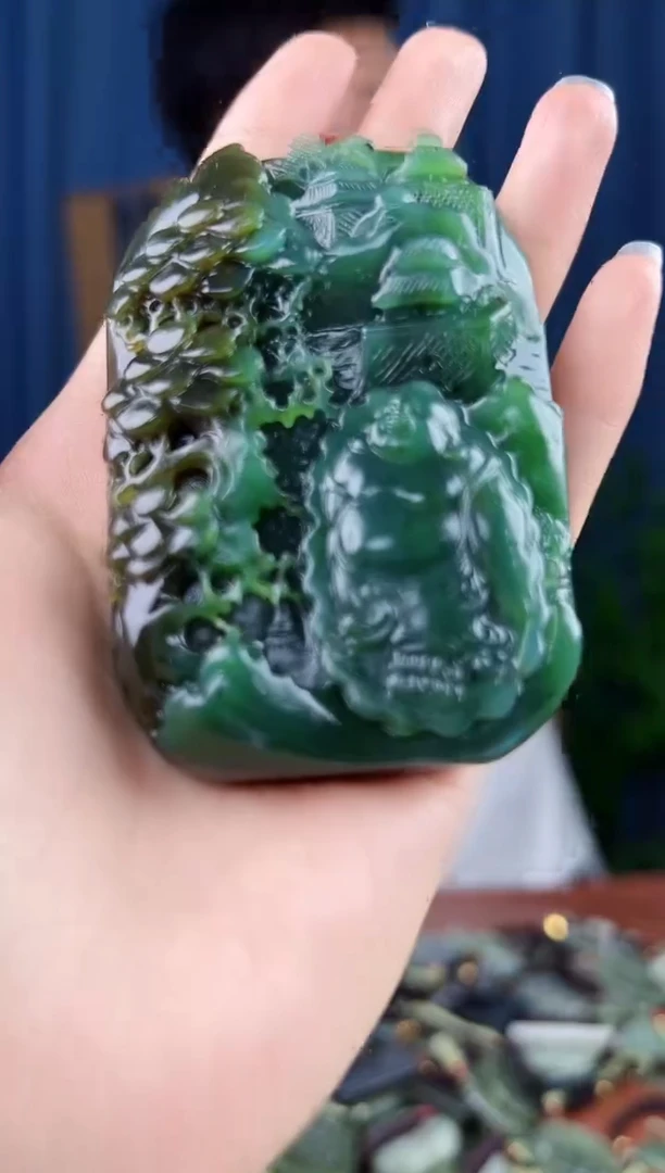 未镶嵌和田玉挂件拍一发一，