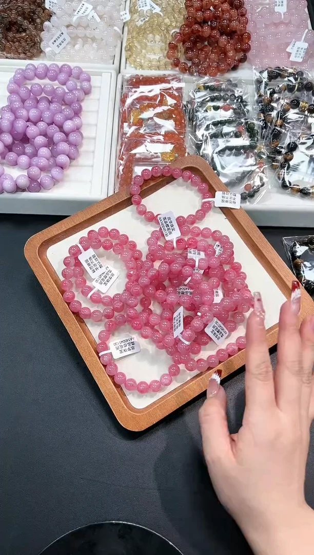 【闪购商品】石英质玉手串未镶嵌94n多样性发其一/1条默认微瑕10mm