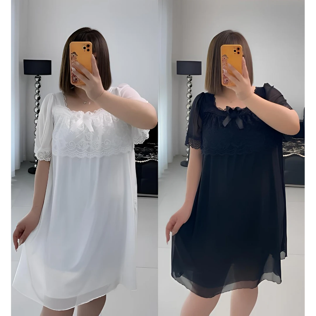 徐漫精品SSF935【夏日精灵】蕾丝睡裙连衣裙大码夏季