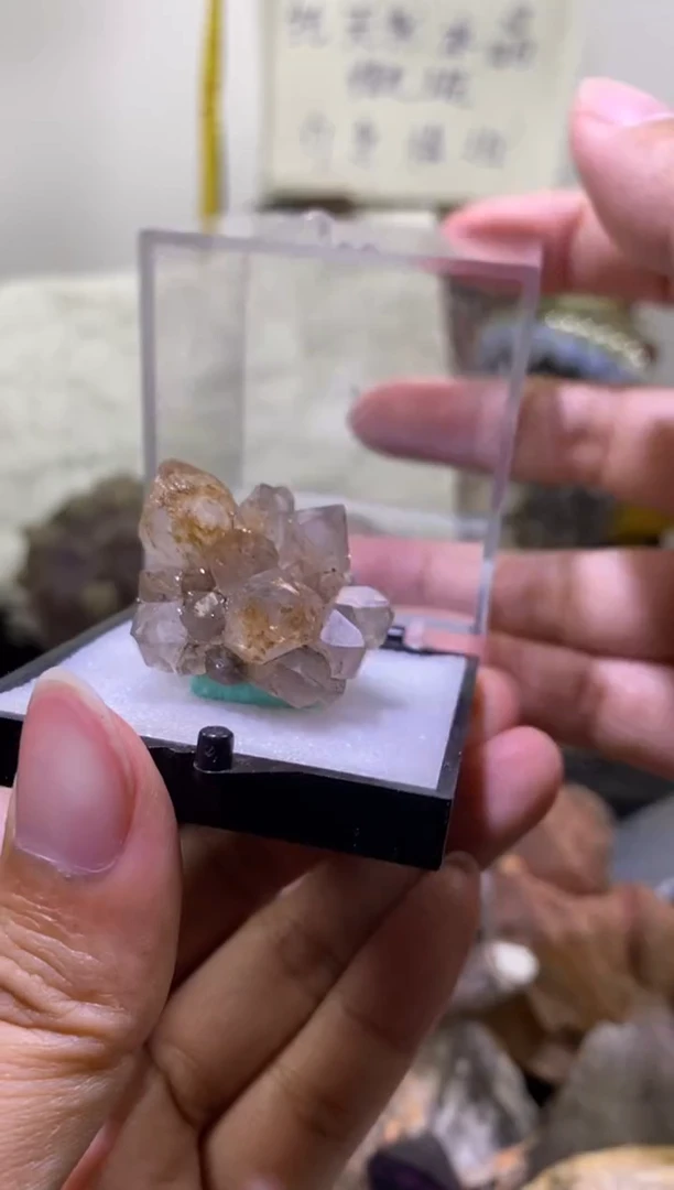 未镶嵌珠宝半成品水晶104号 超七花园水晶晶花