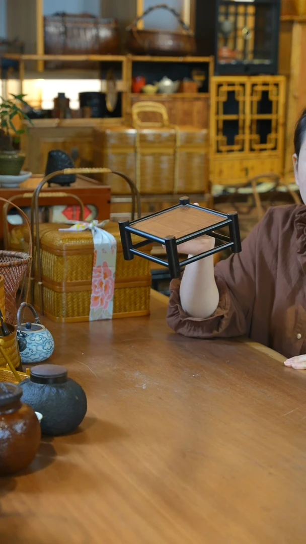 木方形 做旧 小茶台