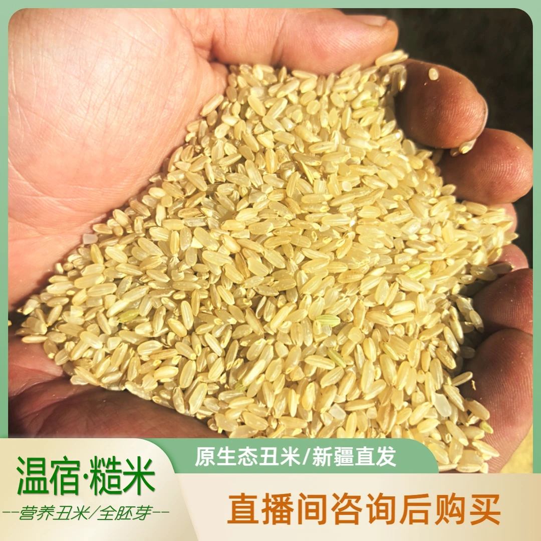 【新疆糙米】新疆原生态糙米全胚芽粗粮 小糖人健康营养米温宿大米