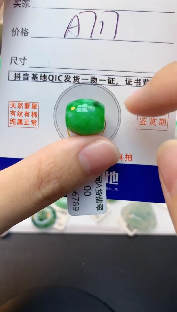 颈饰未镶嵌翡翠天然缅甸A货翡翠百元以上9元证书费自理