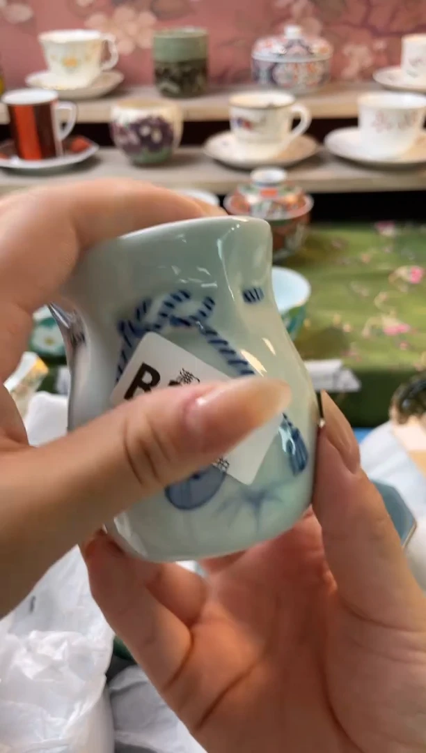 瓷片柠***天瓷器瓷器B375