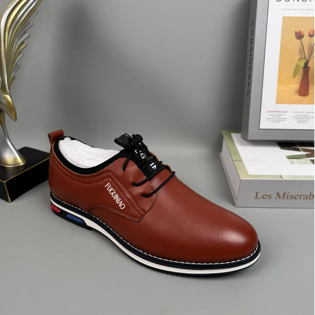 20013棕色断码清仓男鞋