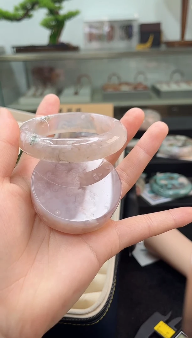 未镶嵌手镯石英质玉56圈口（赠品镯心）3887077