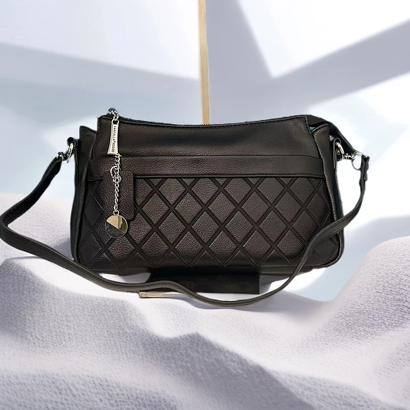 新疆包邮 2024 新款好看真皮老人款单肩包头层牛皮斜挎包