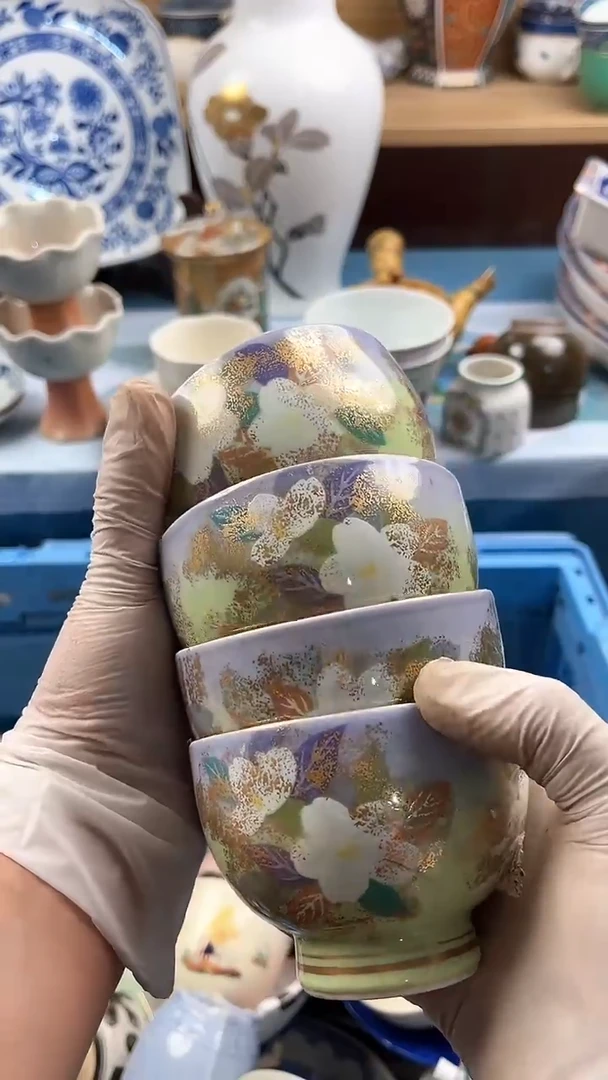 瓷片英歌瓷器满19.9包邮