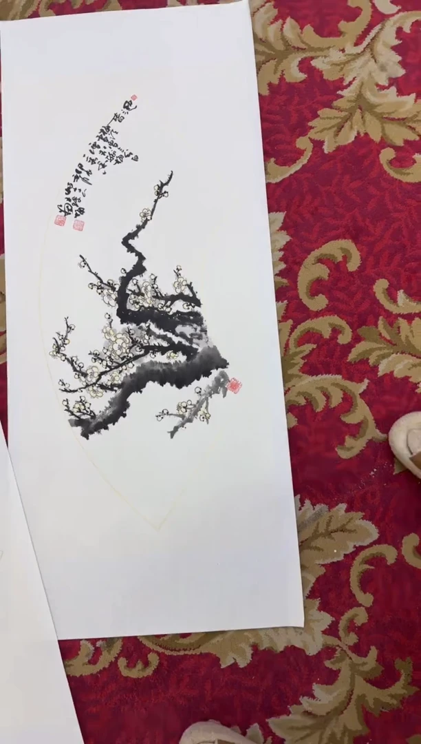 【闪购商品】书法梅花--王琦三尺作品