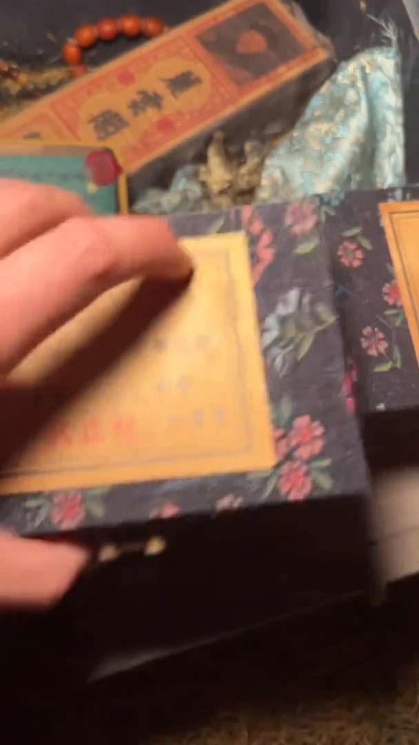 木摆件精美开小蓝盒单个链接