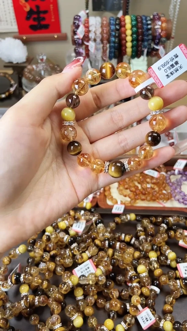 【闪购商品】水晶手串未镶嵌暴富6.0