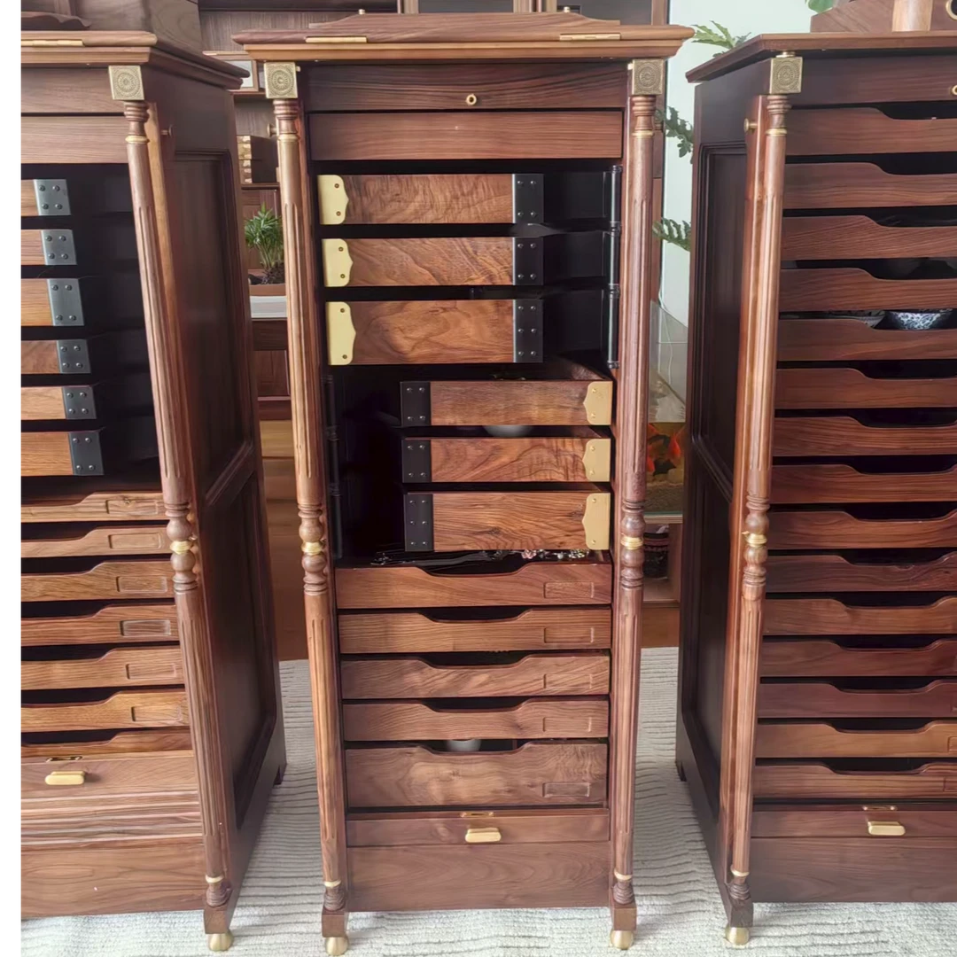 北美黑胡桃牙科柜伊斯特莱克牙科柜北美黑胡桃茶具柜