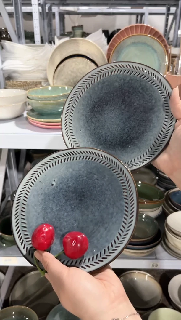 【闪购商品】瓷片外贸尾货瑕疵满20包邮X2 七英寸重瑕