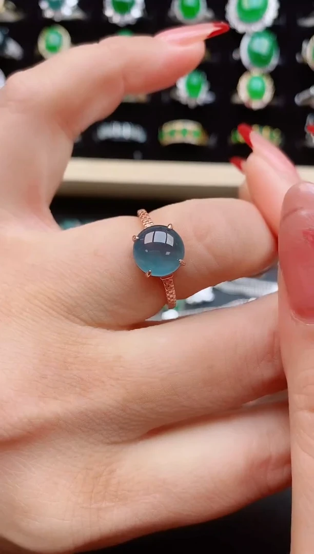 【闪购商品】翡翠戒指银S925镶嵌231321