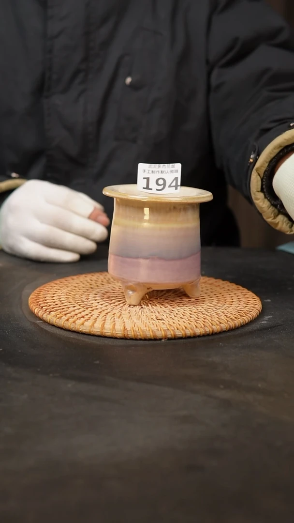 【闪购商品】瓷片194泥泥手工花盆