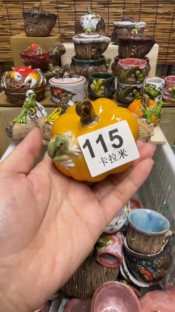 景*115精美粗陶手工柴烧