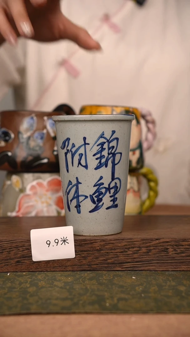 摆件泥垚手作 景德镇手工手绘器物