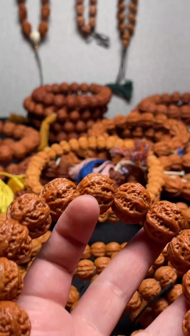 【闪购商品】文玩核桃手串2.1西瓜纹